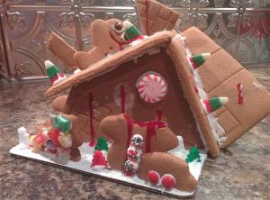My husband's gingerbread house