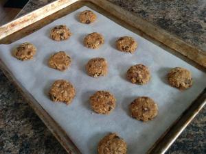 Smooshed and ready for the oven