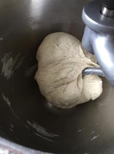 Kneading the dough