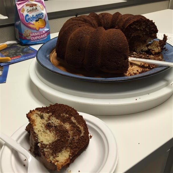 Marble in Reverse&nbsp;Cake