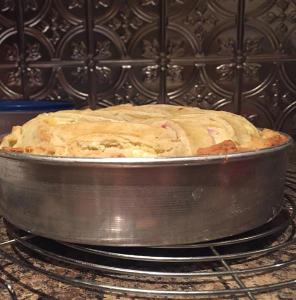 It puffed up quite a bit