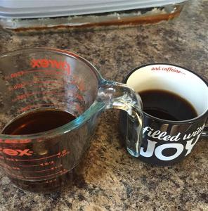 One for me, one for the cake.