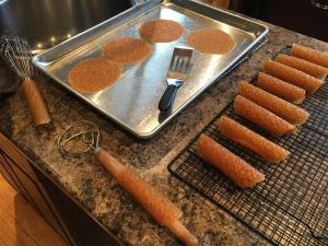 Shaping with whatever tools were hand