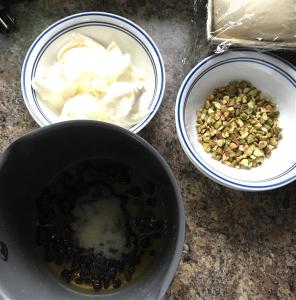 Making the Cannoli filling