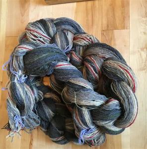 The warp, chained up